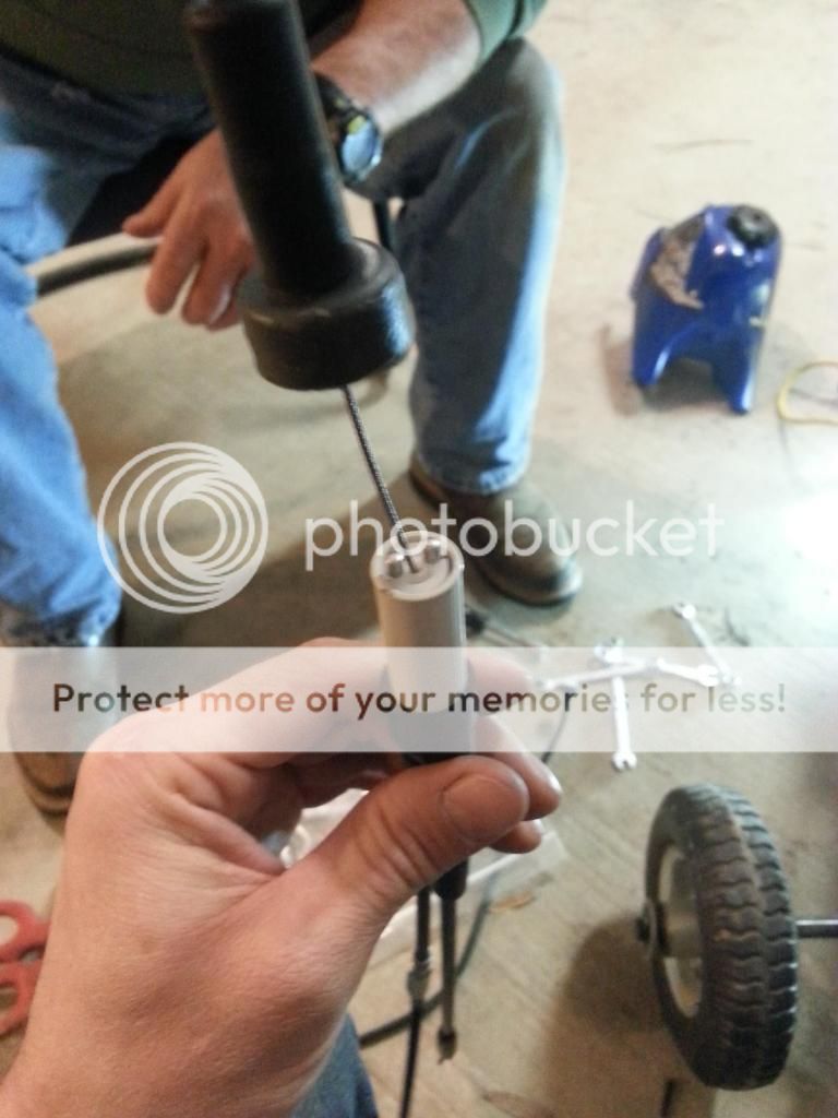 2003 Pw50, Throttle Cable Installtion Issues The Dirt Bike