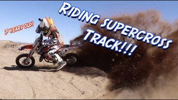 Crazy-7-year-old-rides-Supercross-track