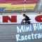 Riding a Mini Bike on a racetrack!!! Not allowed! Hailie Deegan Stock Car practice