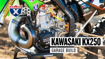Racer-X-Films-2004-Kawasaki-KX250-Two-Stroke-Motocross-Garage-Build-Project-Bike