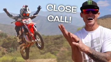 HUDSON-ALMOST-GETS-RUN-OVER-RIDE-DAY-AT-PALA-WITH-FAMILY