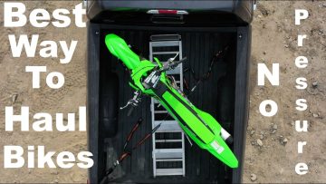 How-To-Haul-A-Dirt-Bike-The-BEST-Way-No-Pressure-on-forks