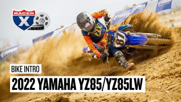 First-Ride-on-New-2022-Yamaha-YZ85-YZ85LW-Large-Wheel
