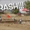 Kid almost RAN OVER after CRASHING dirt bike in race!!!
