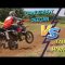 Two Stroke Battle on Gnarly Sand Track! Dangerboy VS Talon Hawkins