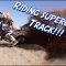Crazy 7 year old rides Supercross track!