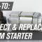 How To Inspect and Replace a KTM Motorcycle Starter