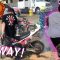 Pie To The Face!? Burn Outs On The Pit Bike!