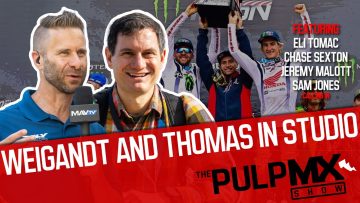 PulpMX-Show-520-Eli-Tomac-Chase-Sexton-Malott-Jones-w-Weigandt-and-Jason-Thomas-in-studio