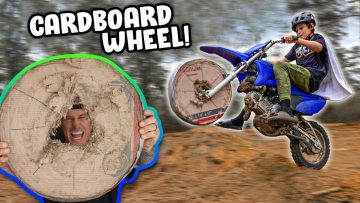 We-Built-A-Pit-Bike-Wheel-Out-Of-Cardboard