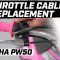 How To Replace the Throttle Cable on a Yamaha PW50