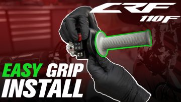 How-To-Easily-Install-Grips-Honda-CRF110F