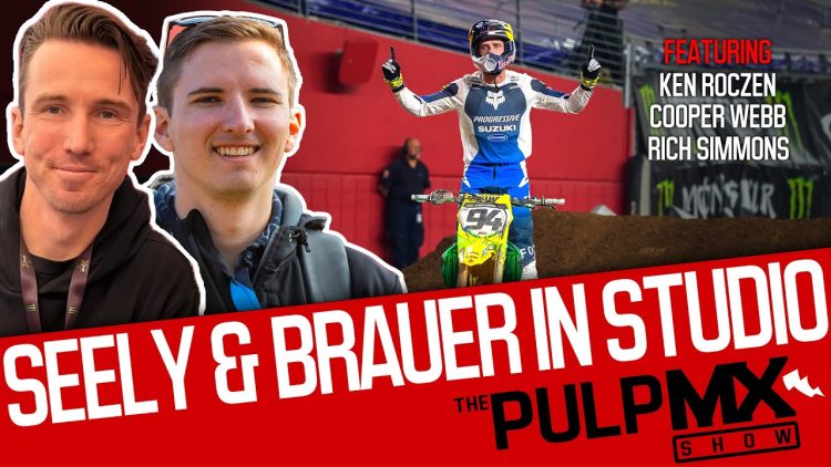 PulpMX-Show-654-Ken-Roczen-Cooper-Webb-Rich-Simmons-w-Cole-Seely-Kellen-Brauer-in-Studio