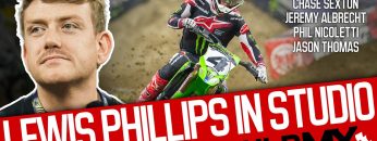 PulpMX-Show-660-Chase-Sexton-Jeremy-Albrecht-Nicoletti-JT-w-Lewis-Phillips-in-Studio