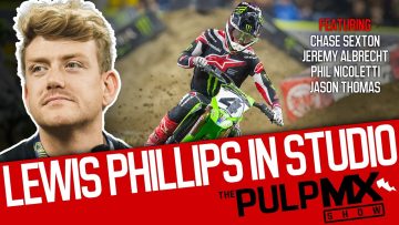 PulpMX-Show-660-Chase-Sexton-Jeremy-Albrecht-Nicoletti-JT-w-Lewis-Phillips-in-Studio